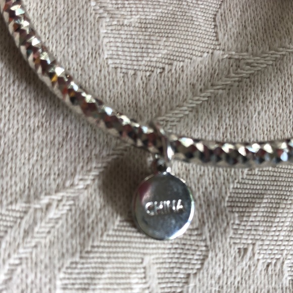 intertwined rose, gold ,silver & black tone bangle bracelets - Picture 5 of 6